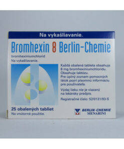 Bromhexin 8 Berlin Chemie tablety 25tbl