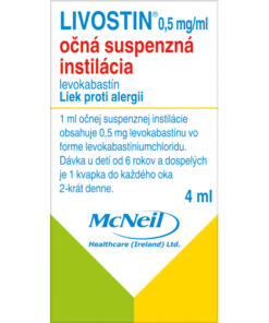 Livostin očná suspenzná instilácia 4 ml