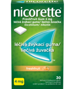 Nicorette Freshfruit Gum 4 mg gum.med.30 x 4 mg