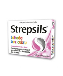 STREPSILS Jahoda bez cukru 24 past