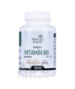 Adelle Davis VITAMÍN B6, pyridoxín 50 mg
