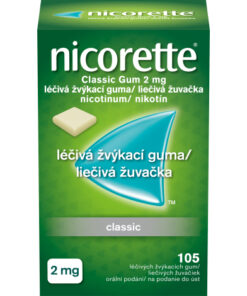Nicorette Classic Gum 2 mg gum.med.105 x 2 mg