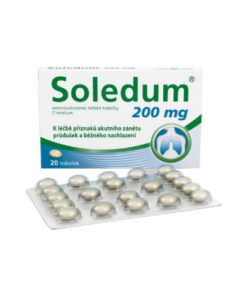 Soledum 200 mg mäkké gastrorezistentné kapsuly 20 cps