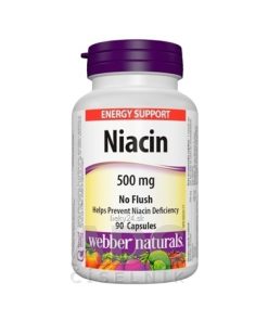 Webber Naturals Niacin 500 mg (nealergický) 90 cps